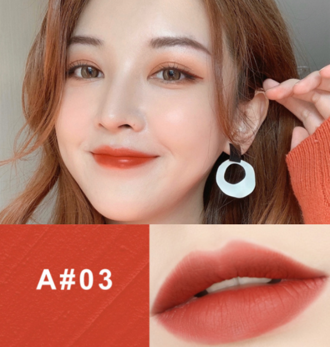  Set 3 Cây Son Kem Lì Nội Địa Trung Maffick Chestnut Velvet Lip Mud 