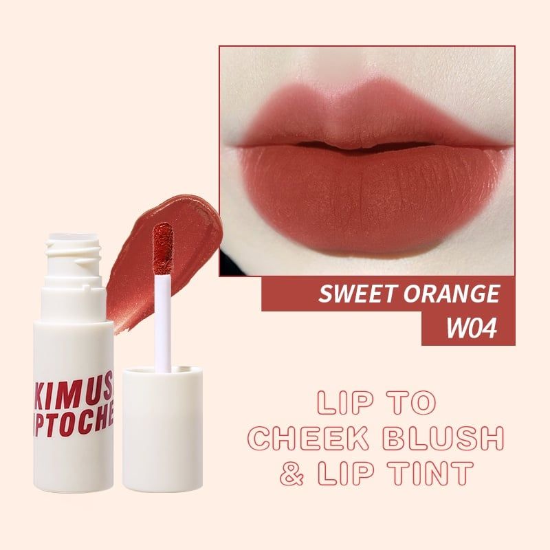  Son Kem Kiêm Má Hồng Lâu Trôi KIMUSE Lip To Cheek Blush & Lip Tint 