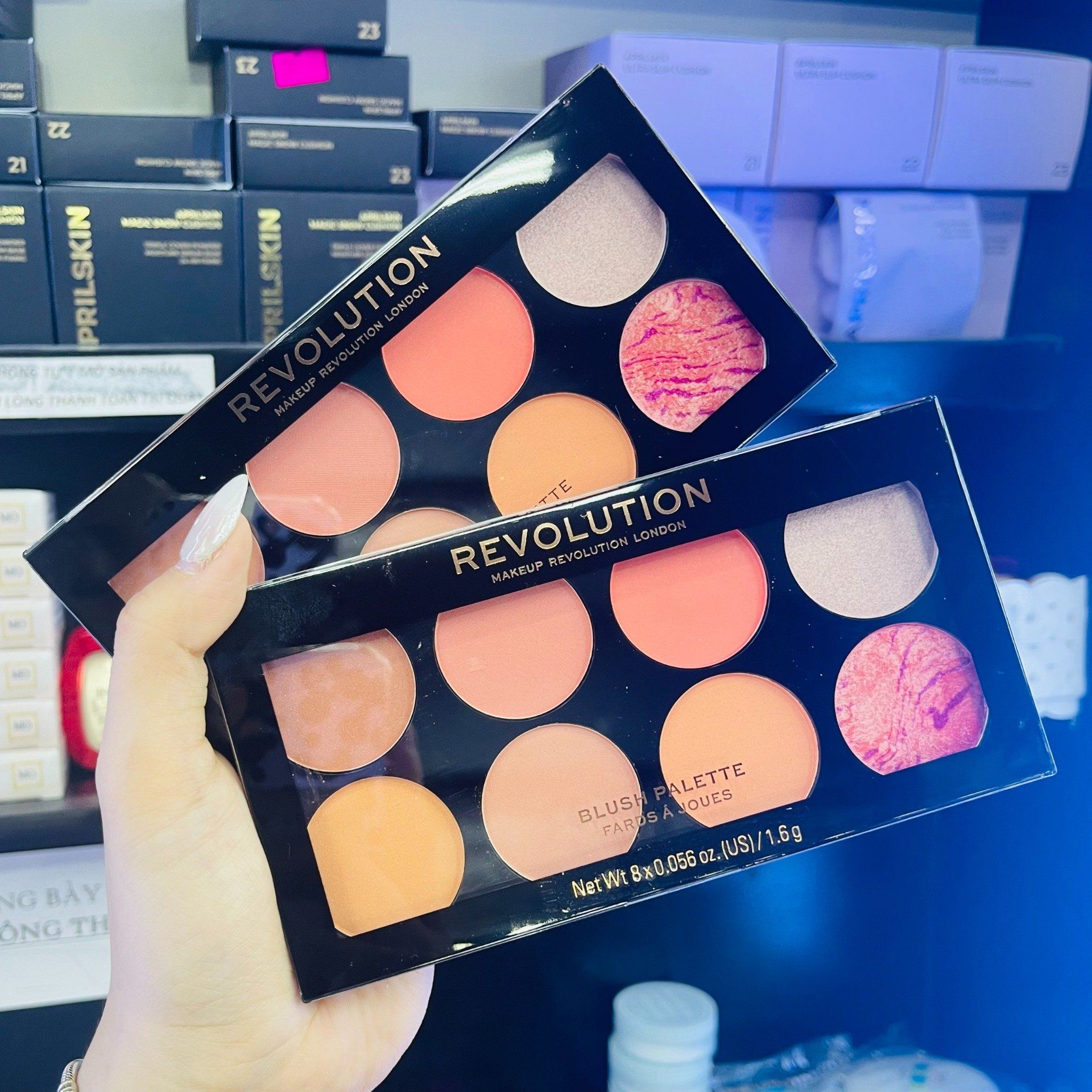 BẢNG PHẤN MÁ MAKEUP REVOLUTION ULTRA BLUSH PALETTE HOT SPICE