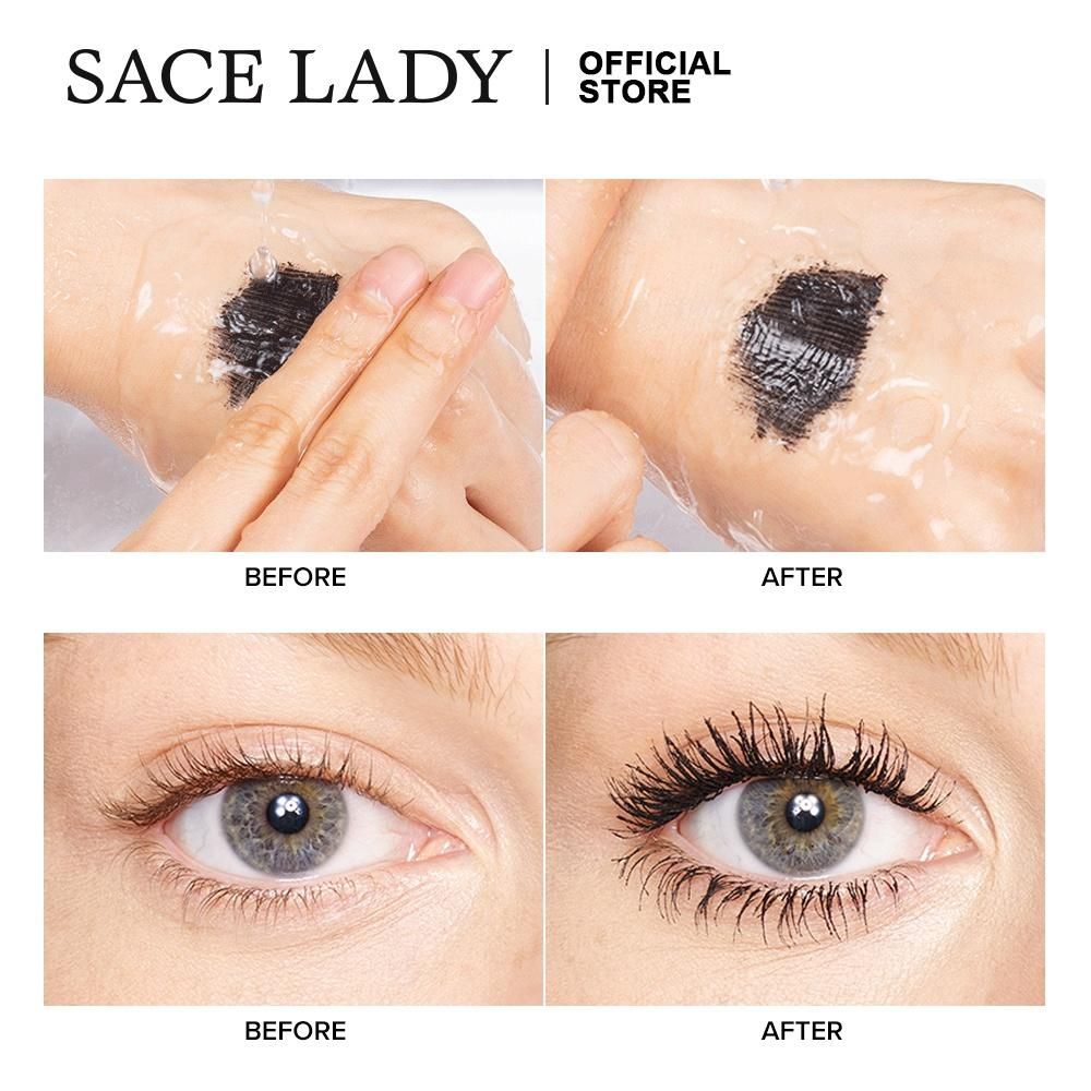  Chuốt Mi Không Trôi Cong Mi Tự Nhiên SACE LADY Lasting Waterproof Mascara 