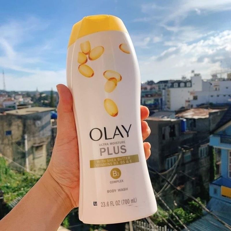  Sữa Tắm Phục Hồi Trắng Da OLAY Ultra Moisture Plus With Shea Butter Vitamin B3, B5 & E Mỹ - 700ml 