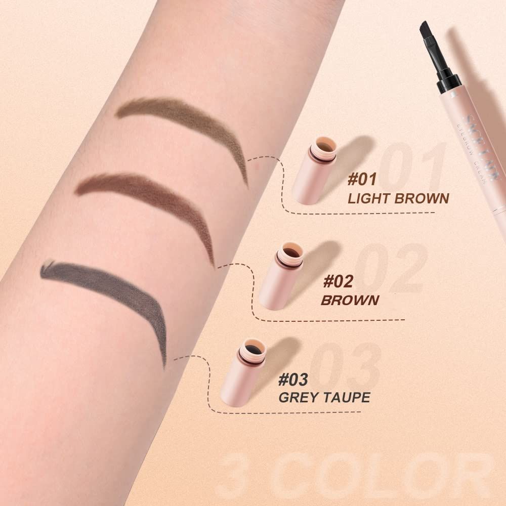  Gel Kem Kẻ Chân Mày Lâu Trôi SACE LADY Long Lasting Eyebrow Creamy 