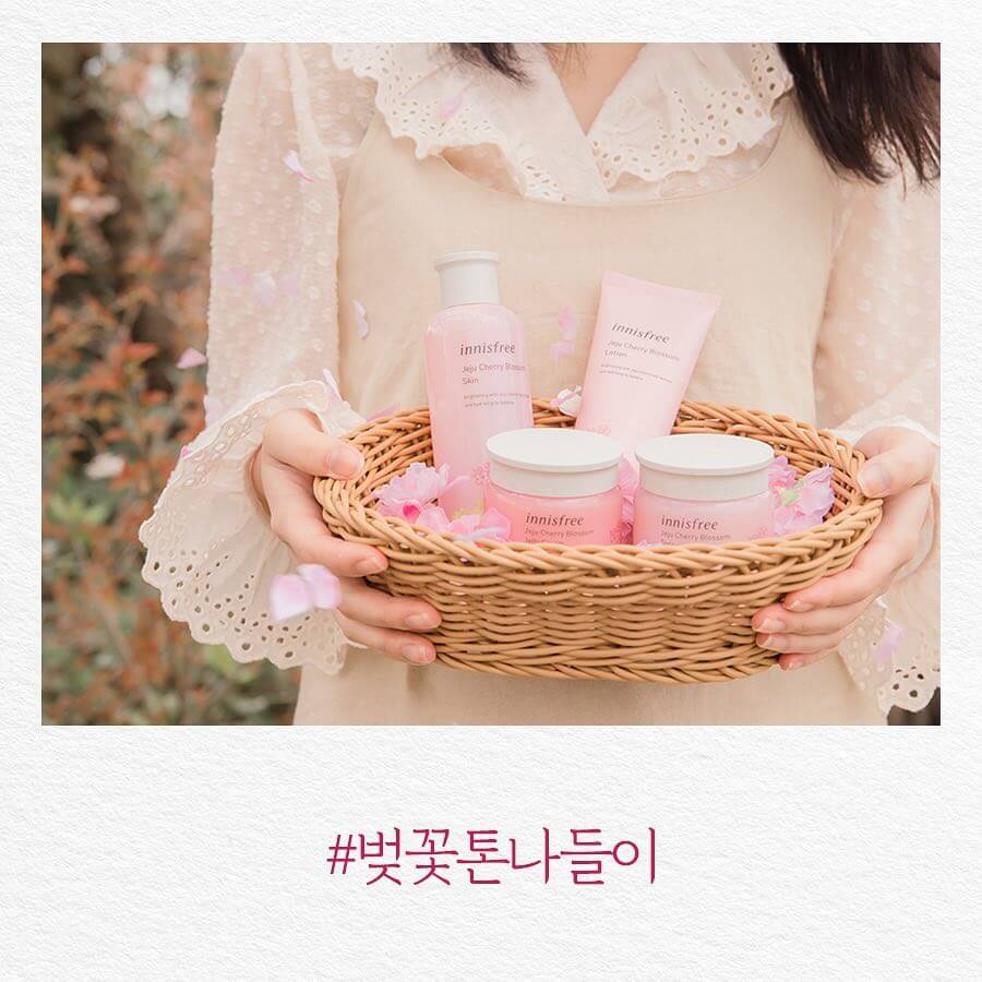 Innisfree Jeju Cherry Blossom Tone Up Cream - Bici Cosmetics