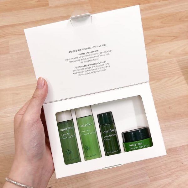  Kit Set 4 Món Dưỡng Da Dùng Thử INNISFREE Green Tea Special Kit EX 