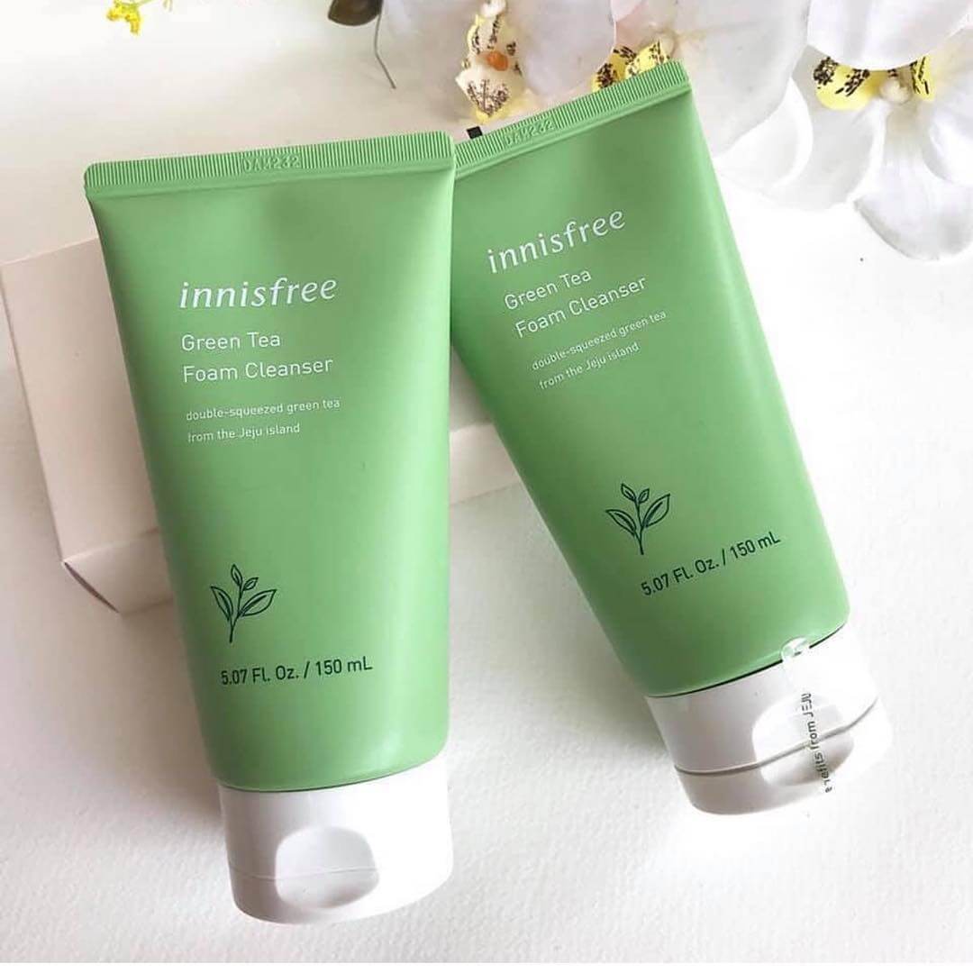 Sữa rửa mặt Innisfree Green Tea Foam Cleanser-bicicosmetics.vn