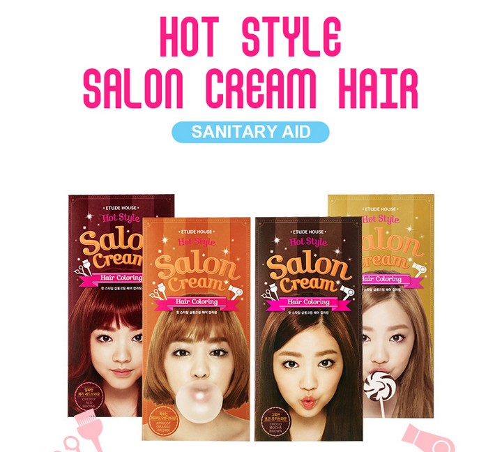 Kem Nhuộm Tóc Salon Cream Hair Coloring Etude House- Bici Cosmetics