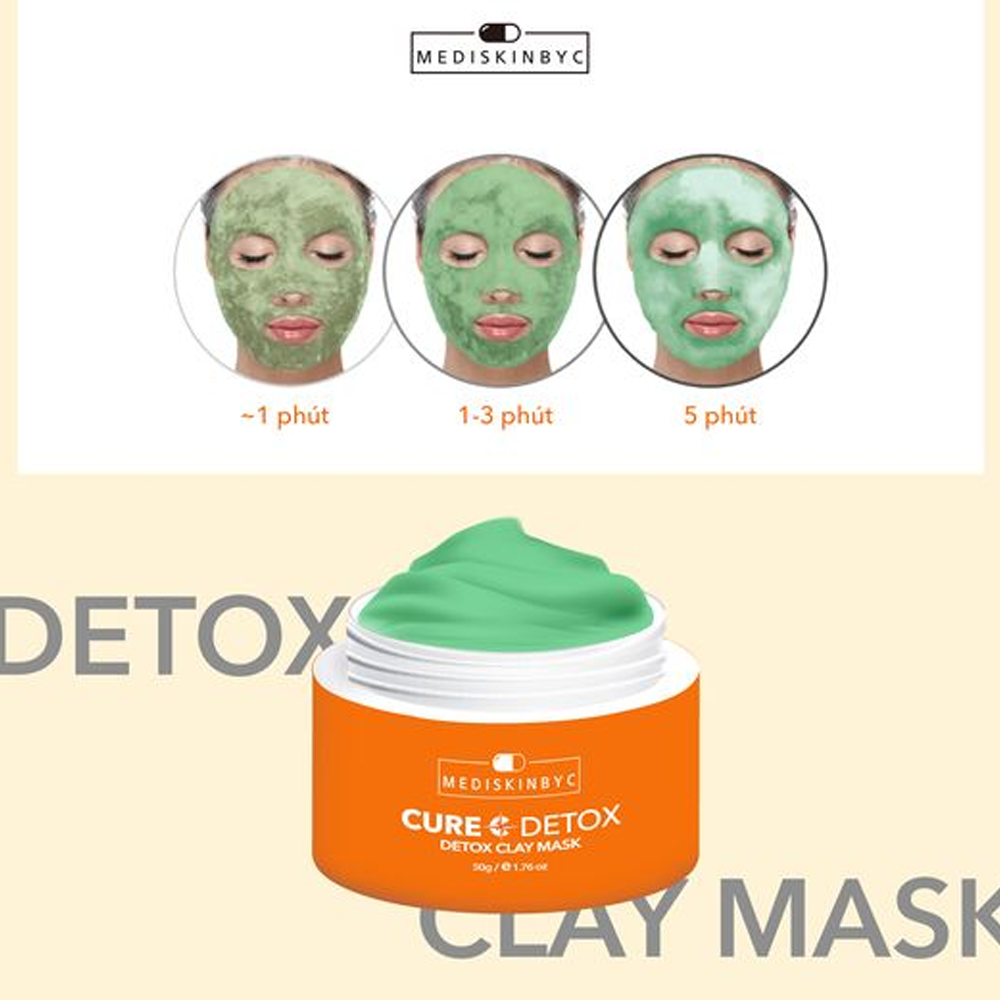  Mặt Nạ Thải Độc Mediskinbyc Cure Detox Clay Mask - 50G 