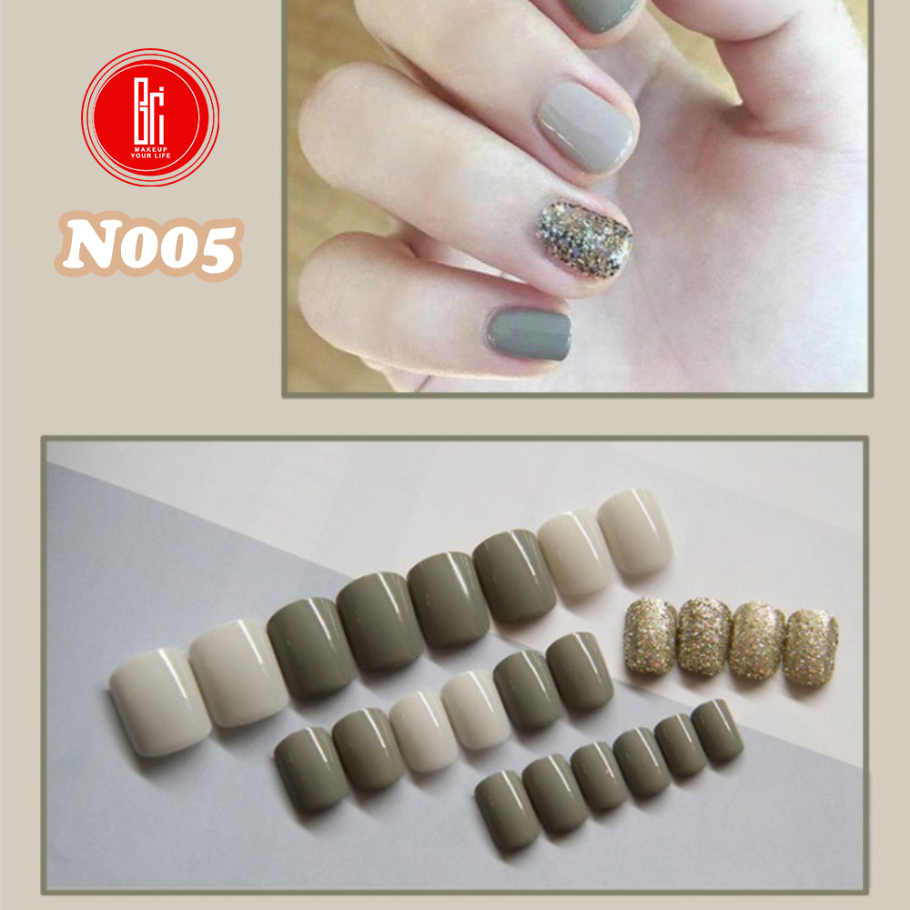  Bộ Nails Móng Tay Giả Chống Thấm Nước NĐT 