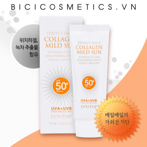 Kem chống nắng Ecotop Perfect Daily Collagen Mild Sun SPF50+/PA+++