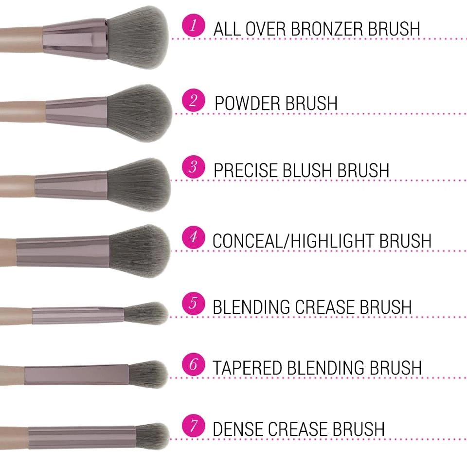  Bộ Cọ 15 Cây Kèm Túi BH COSMETICS Lavish Elelgance 15 Piece Brush Set With Bag 