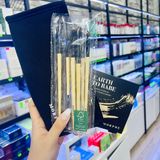  Bộ Cọ Mắt 7 Cây Kèm Túi Tiện Lợi MORPHE Earth To Babe 7 Piece Bamboo Eye Brush Set 