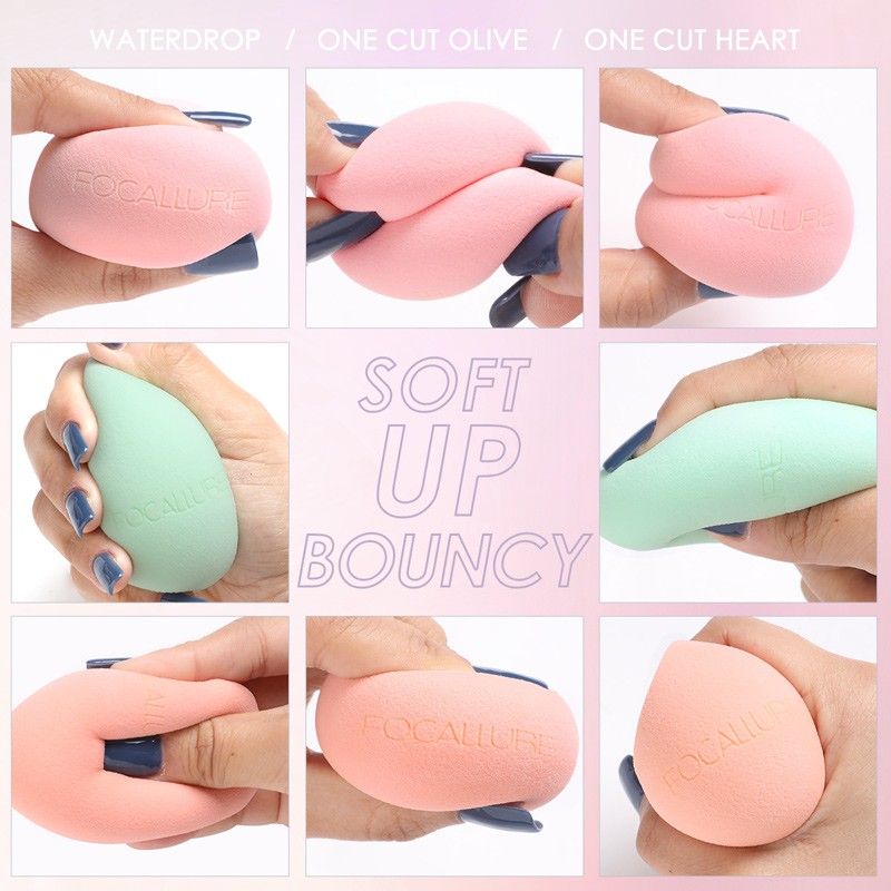  Mút Tán Nền Hình Giọt Nước FOCALLURE Match Max Water-Drop Makeup Sponge Nội Địa Trung | FA136 