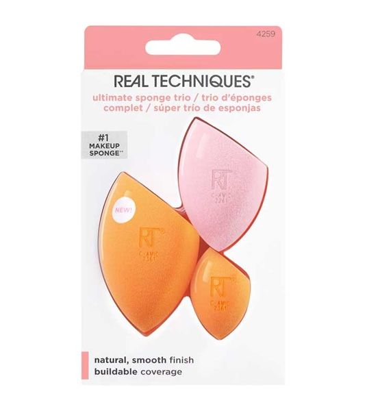  Set 3 Mút Trang Điểm REAL TECHNIQUES Sponge Set Ultimate Sponge Trio 