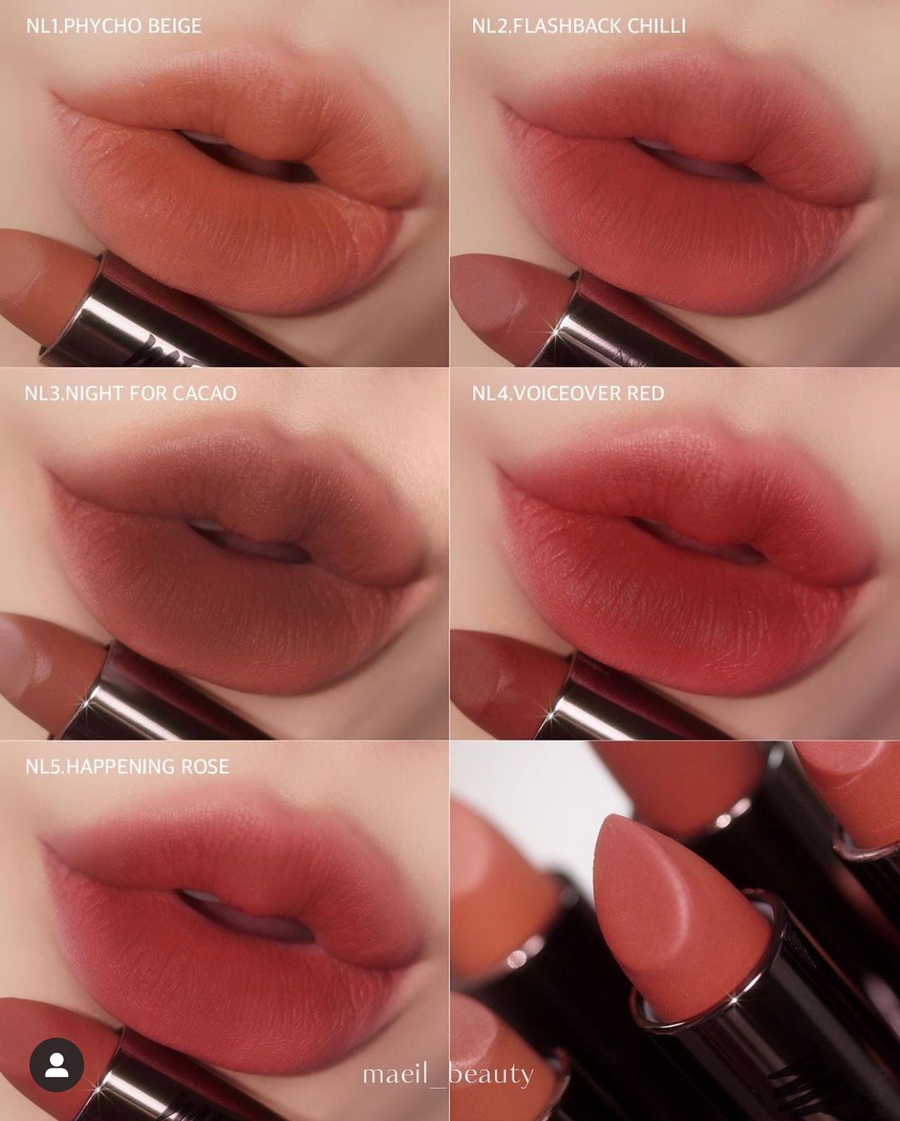  Son Thỏi Lì MERZY Noir In The Lipstick 