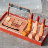  Gift Set HOLD LIVE Chocochoke Pink Sweet Perfect Suit (1 bảng mắt + 3 son) 