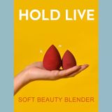  Set Ống 3 Mút Trang Điểm Hồ Lô HOLD LIVE Soft Beauty Blender Nội Địa Trung (Màu ngẫu nhiên) 