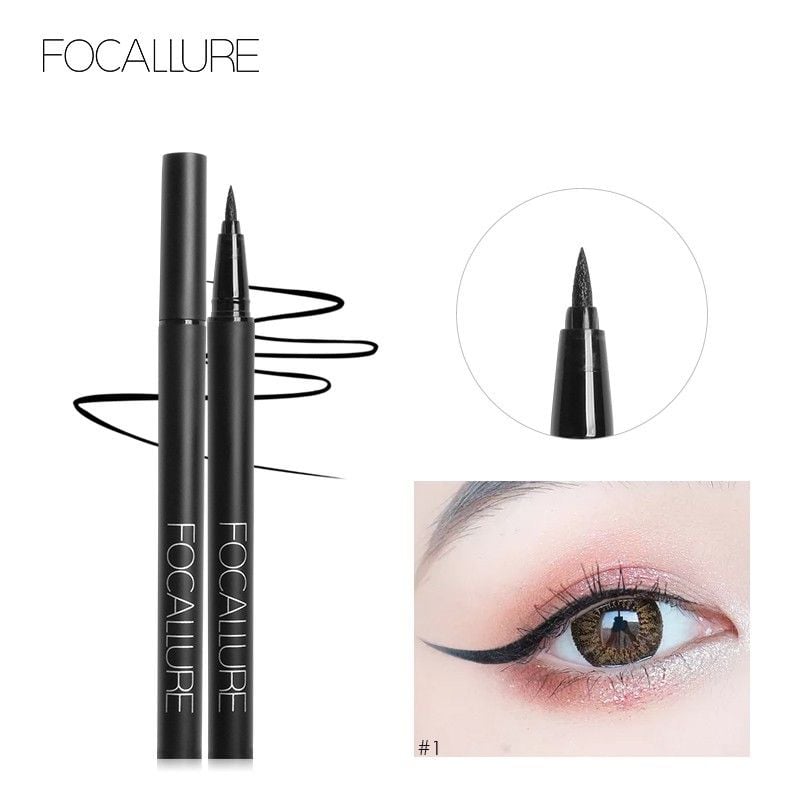  Bút Dạ Kẻ Mắt FOCALLURE Chống Nước Intense Liquid Eyeliner 