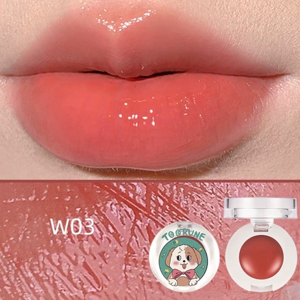  Son Dưỡng Có Màu Dạng Hũ Đa Năng Má Môi TOORUNE Magic Garden Story Lip Cheek Honey 