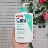  Sữa rửa mặt CeraVe Foaming Facial Cleanser Dành Cho Da Dầu, Hỗn Hợp - 473ml 