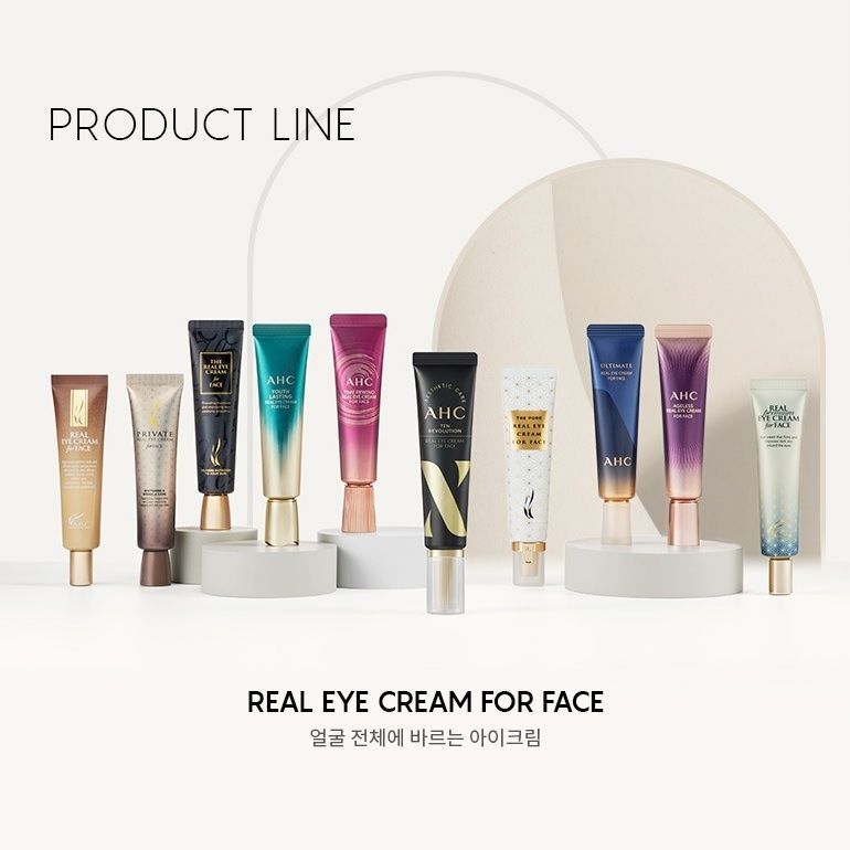 KEM DƯỠNG MẮT AHC TEN REVOLUTION Real Eye Cream for Face Bicicosmetics