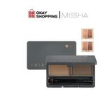  Bột Kẻ Chân Mày Hai Màu Missha Twin Brow Kit 4.4g - No2 Gray Brown 