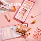  Gift Set HOLD LIVE Chocochoke Pink Sweet Perfect Suit (1 bảng mắt + 3 son) 