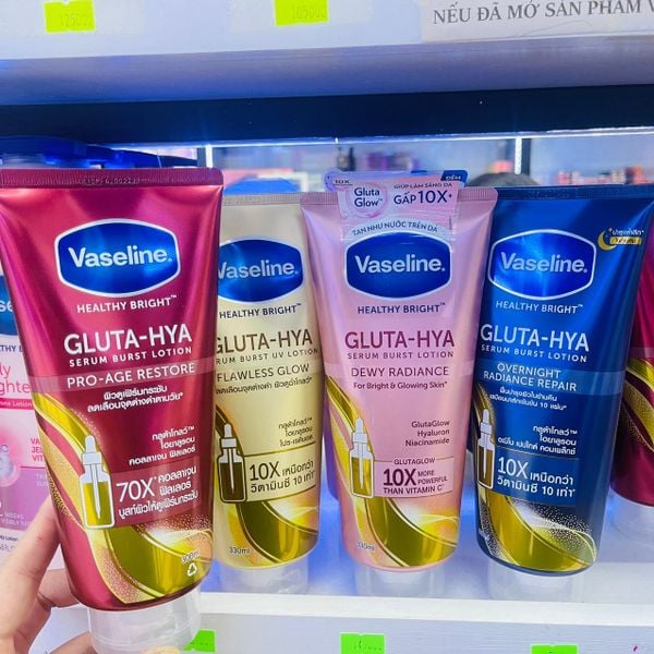  Sữa Dưỡng Thể 10x VASELINE GLUTA HYA SERUM BURST Body Lotion - 300ml 