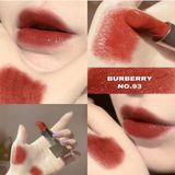  Son Thỏi Lì BUR-BERRY Kisses Matte Lip Colour 