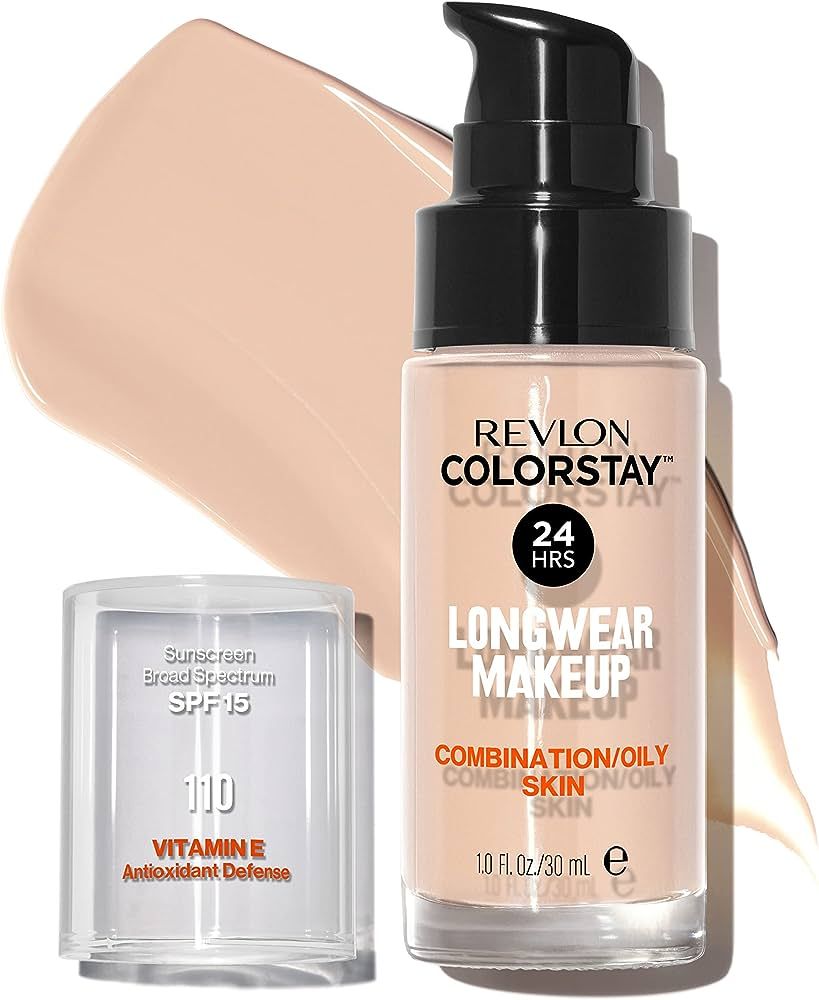  (Mẫu Mới) Kem Nền Che Phủ Cao, Bổ Sung Thêm VitE Kiềm Dầu REVLON 24H COLORSTAY Combination/Oliy Skin - Da Hỗn Hợp/Dầu (30ml) 