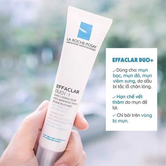  Kem Chấm Mụn Giảm Thâm LA ROCHE-POSAY Effaclar Duo (+) - 15ml (Có Tem Phụ) 