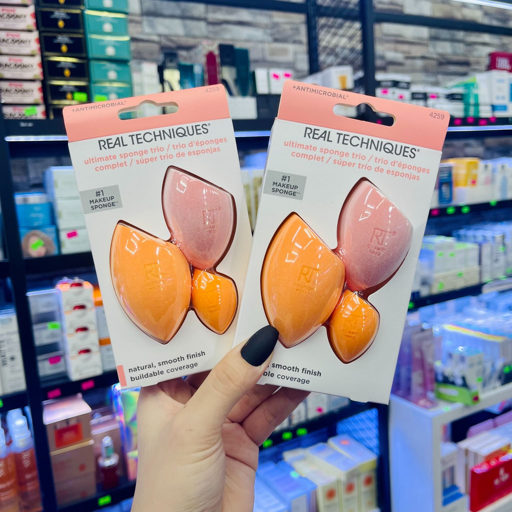  Set 3 Mút Trang Điểm REAL TECHNIQUES Sponge Set Ultimate Sponge Trio 