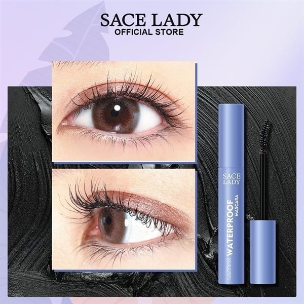  Chuốt Mi Không Trôi Cong Mi Tự Nhiên SACE LADY Lasting Waterproof Mascara 