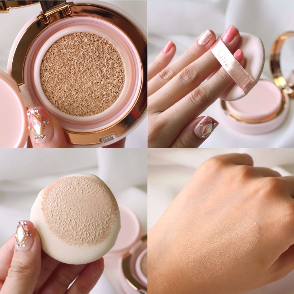  (MẪU MỚI GLAMRR Q) Phấn Nước Che Phủ, Kiềm Dầu Mỏng Mịn GLAMRR Q x GILLA Long Wear DD Cushion SPF50+ PA+++ - Có Tem Phụ 