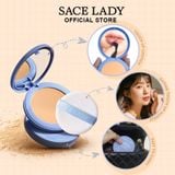  Phấn Phủ Nén Kiềm Dầu, Không Trôi SACE LADY Lasting Waterproof Oil Control Pressed Powder 