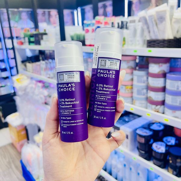  Tinh chất dưỡng ẩm chống lão hóa Paula's Choice 0.3% retinol + 2% Bakuchiol treatment 30ml 