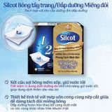  Bông Đắp Toner, Tẩy Trang SILCOT Lotion Mask Unicharm Chính Hãng - 40 miếng đôi 