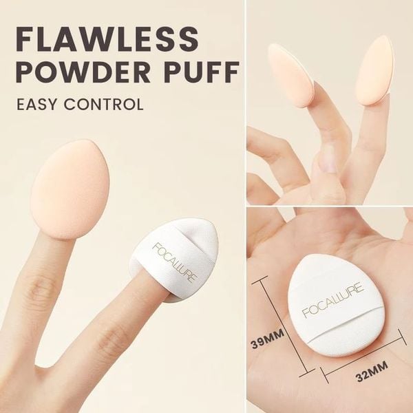  Bông Mút Cushion Cỡ Nhỏ FOCALLURE Finger Powder Puff | FA-TL03 