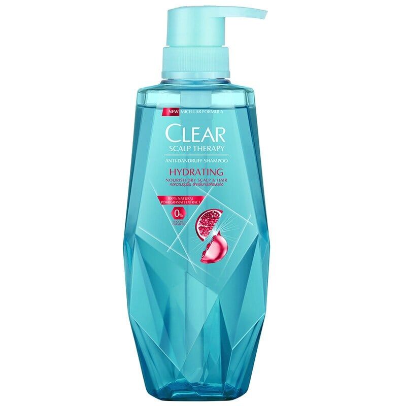  Dầu Gội, Kem Xả Cấp Nước Cho Tóc Clear Scalp Therapy Hydrating Micellar Anti Dandruff 380ml 