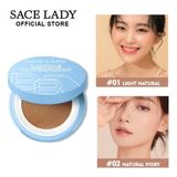  Phấn Nước Lâu Trôi Kiềm Dầu SACE LADY Lasting Waterproof BB Cushion SPF50+ PA+++ 