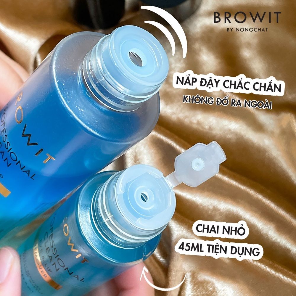  Nước Tẩy Trang Chuyên Dụng Cho Mắt Môi BROWIT PROFESSIONAL Clean Eye & Lip Remover 150ml 