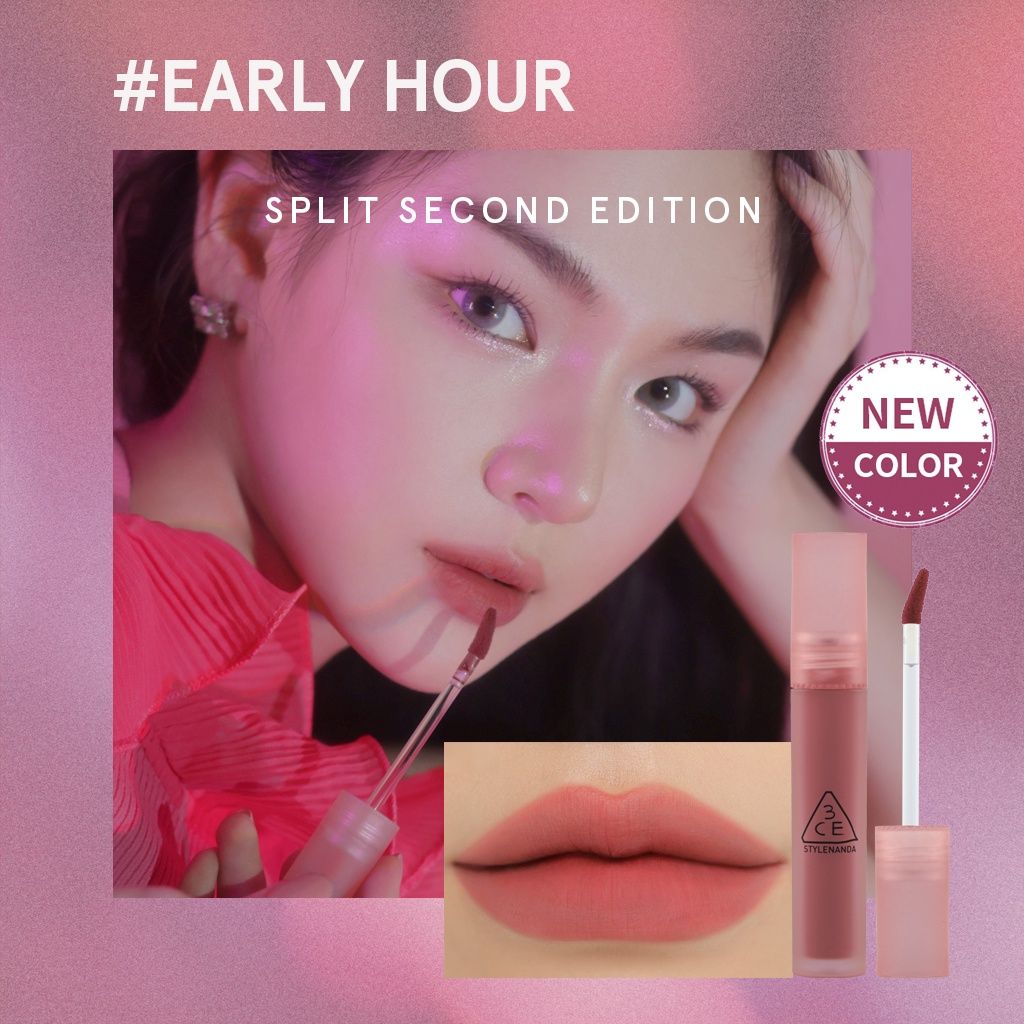  Son Kem Lì 3CE Blur Water Tint SPLIT SECOND #EARLY HOUR 