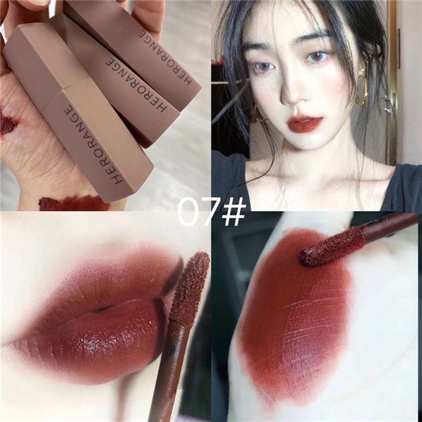  Son Kem Lì Vỏ Vuông HERORANGE Matte Lip Color 