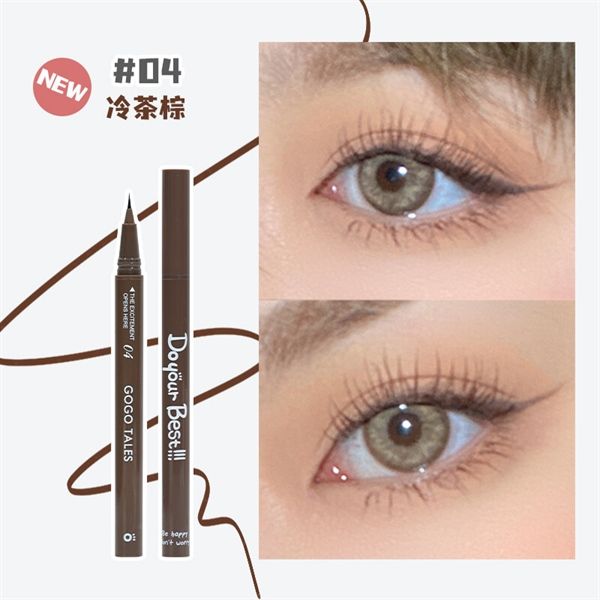  Bút Kẻ Bọng Mắt GOGO TALES Do Your Best Spirit Eye 3D Lying silkworm Eyeliner Nội Địa Trung 