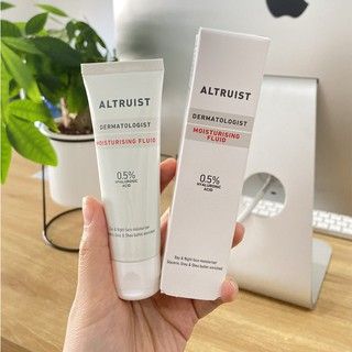  Kem Dưỡng Âm Thấm Nhanh Căng Bóng Da ALTRUIST DERMATOLOGIST Moisturising Fluid 0.5% Hyaluronic Acid - 50ML 