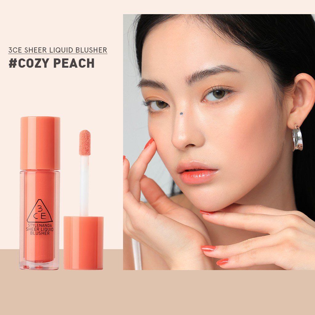  Má Hồng Dạng Kem 3CE Sheer Liquid Blusher 3g 