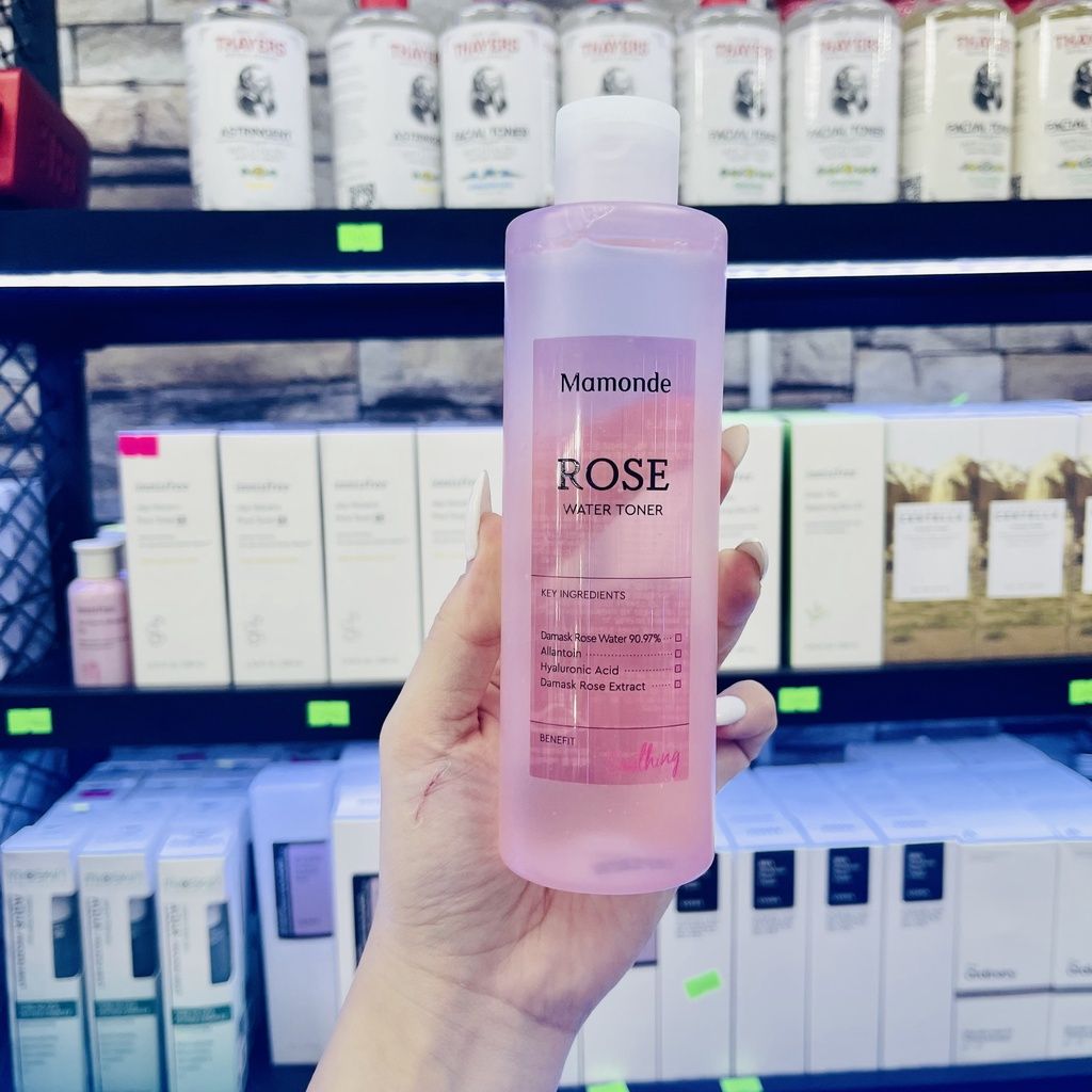  Nước Hoa Hồng MAMONDE Rose Water Toner 90.97% (150ml/250ml) 