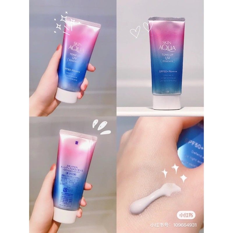  Kem Chống Nắng Hiệu Chỉnh Màu Da SKIN AQUA Tone Up UV Essence SPF50+ PA+++ 