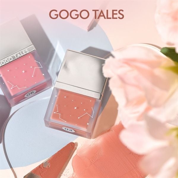  Má Hồng Kem GOGO TALES Apply Soft Powder Blush Cream Nội Địa Trung 