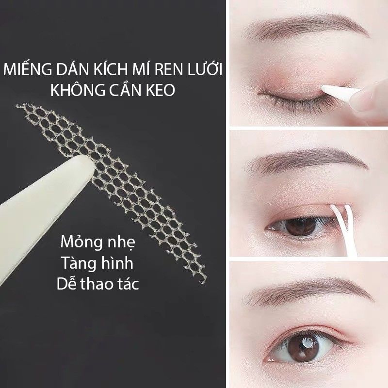  Miếng Dán Kích Mí Lưới KELI Beauty Tools Eyelid Sticker Nội Địa Trung 