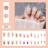  Hộp 24 Móng Tay Giả Đính Hạt, Đá Nails Box Cao Cấp Nội Địa Trung Kèm Keo Dán + Dũa Móng 